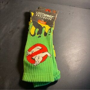 Lootwear Exclusive 2 Pairs Of Ghostbusters Socks Men’s Size 8-12